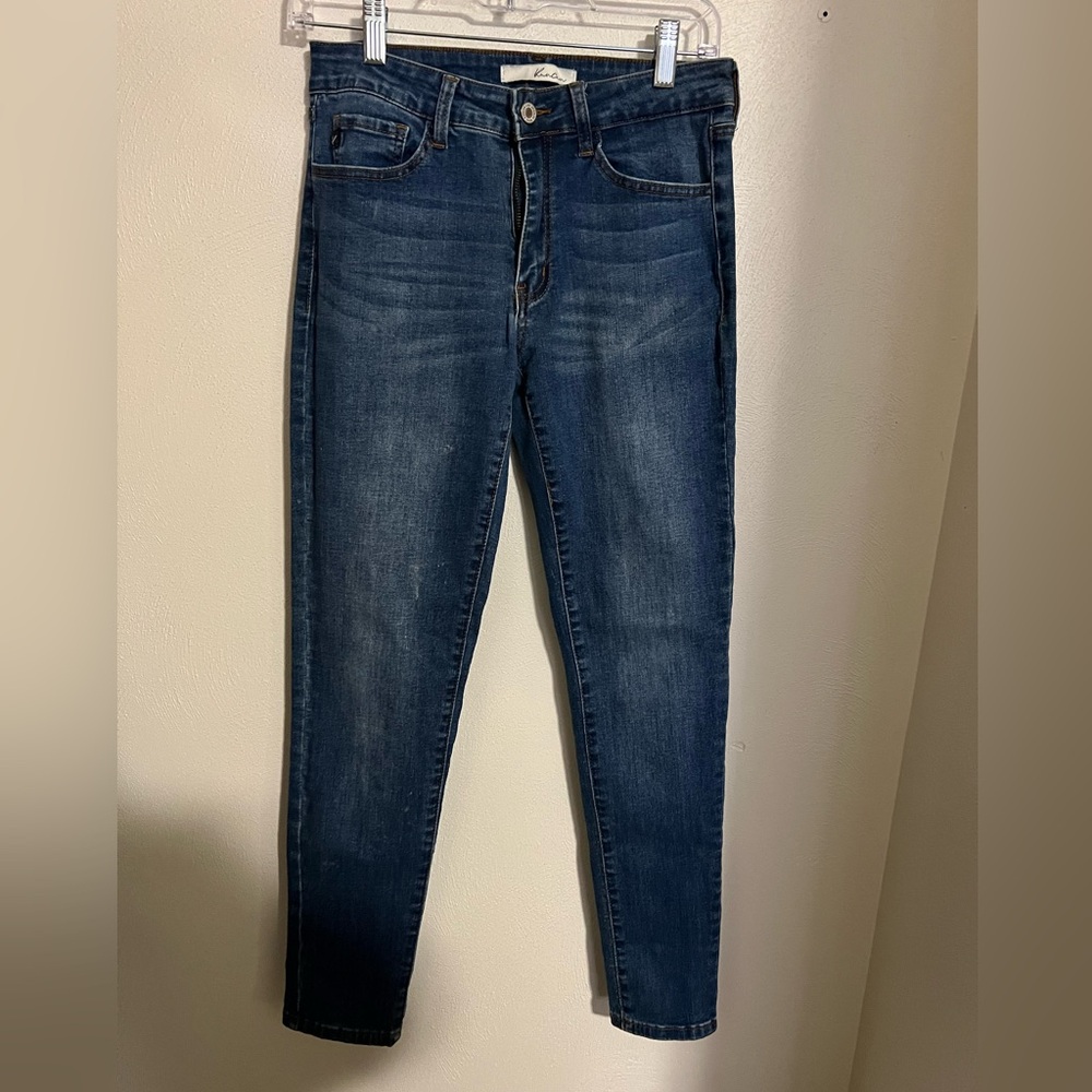 KANCAN Classic Estilo Denim Skinny Jeans Dark Wash Wms Juniors Size 9 (28 Waist)